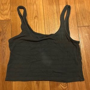American eagle dark gray tank